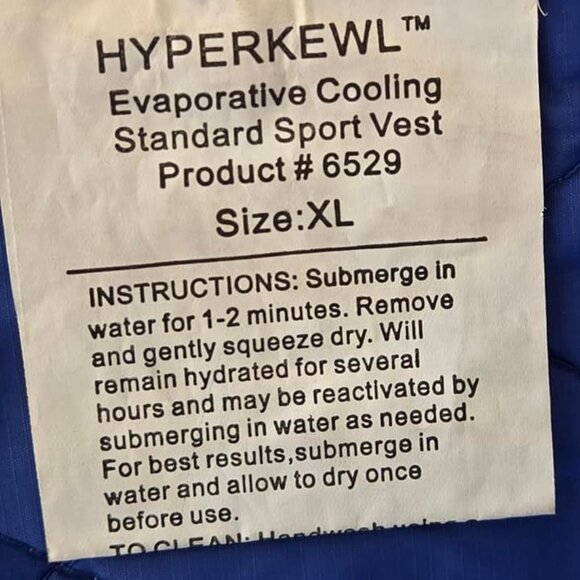 Men's Size X Large Cooling Vest for Motorcycle Riding - Picture 7 of 9
